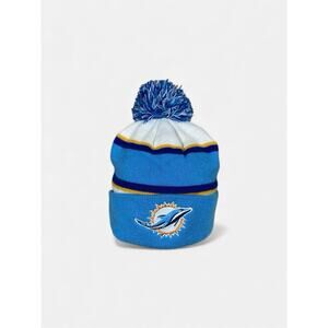 New Era Miami Dolphins Beanie Hat Adult Winter Headgear Football Sports